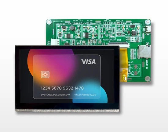 4,3-дюймовый TFT-экран с сенсорным дисплеем